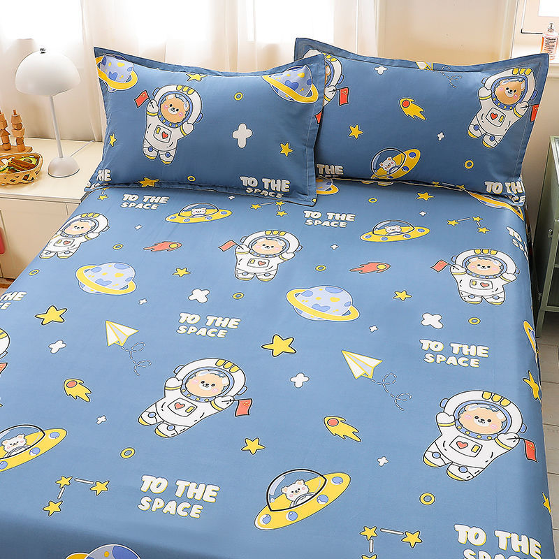 100% algodón puro dormitorio de estudiantes sábanas individuales 0,9 m dormitorio cama individual algodón hogar doble edredón lista