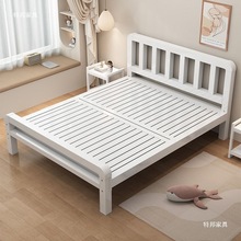 铁艺床双人床1.5米欧式家用1.8铁床单人不锈钢出租房铁架批发