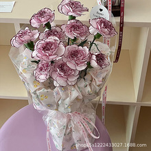 卓纤花材花园熊印花牛奶棉包花纸花束材料艺术内衬纸鲜花包装纸