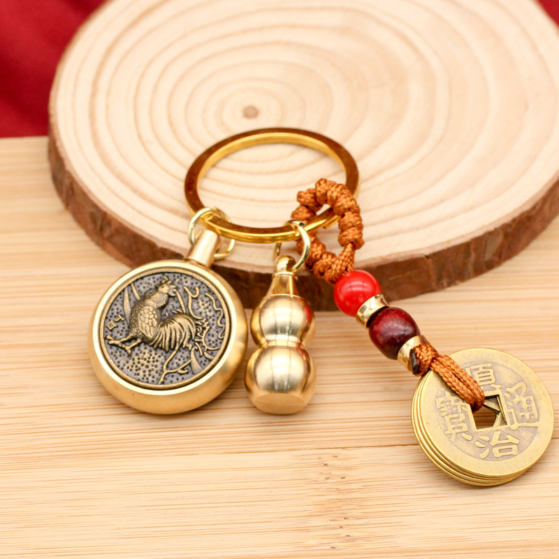 [닭] 별자리 행운 + 오제 돈 갈색 밧줄 + 조롱박