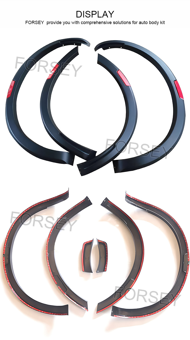 Suitable for 2015-2020 Nissan Navara body kit, anti-scratch mudguard decorative parts, slender wheel arches