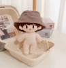 Fisherman hat solid gray 10cm
