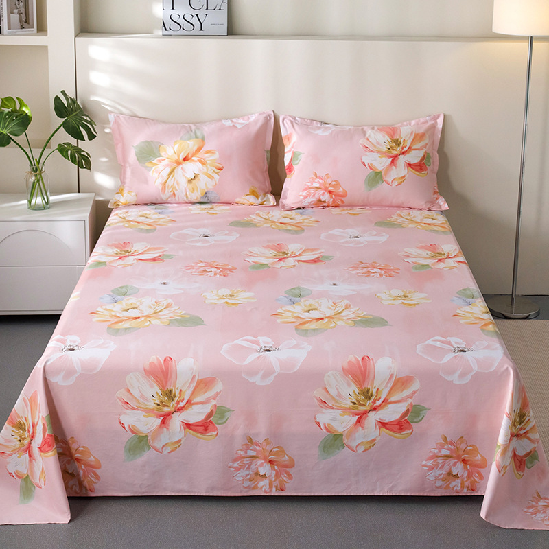 100% algodón sábanas dormitorio de estudiantes cubierta de cama individual niños de verano una sola pieza engrosada edredón al por mayor image 47