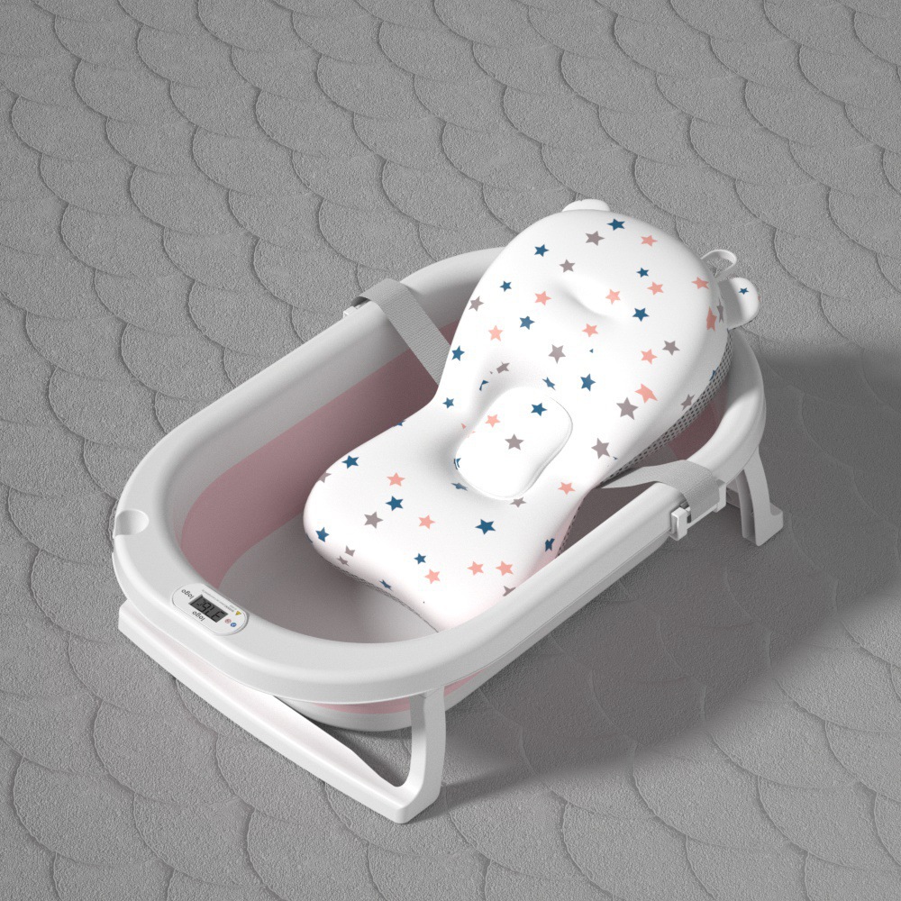Bañera Plegable para Bebé de Plástico Sensible a la Temperatura para Recién Nacidos