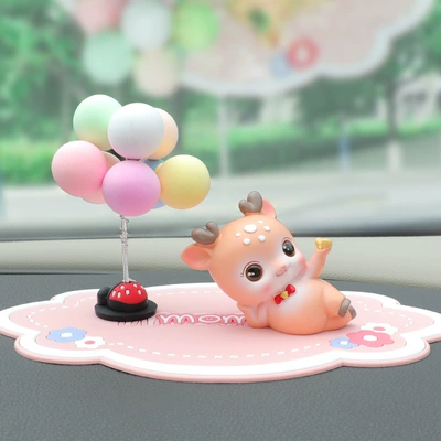 Birthday Gift, Car ornaments - brown-a-balloon-momo-duck-powder-pad