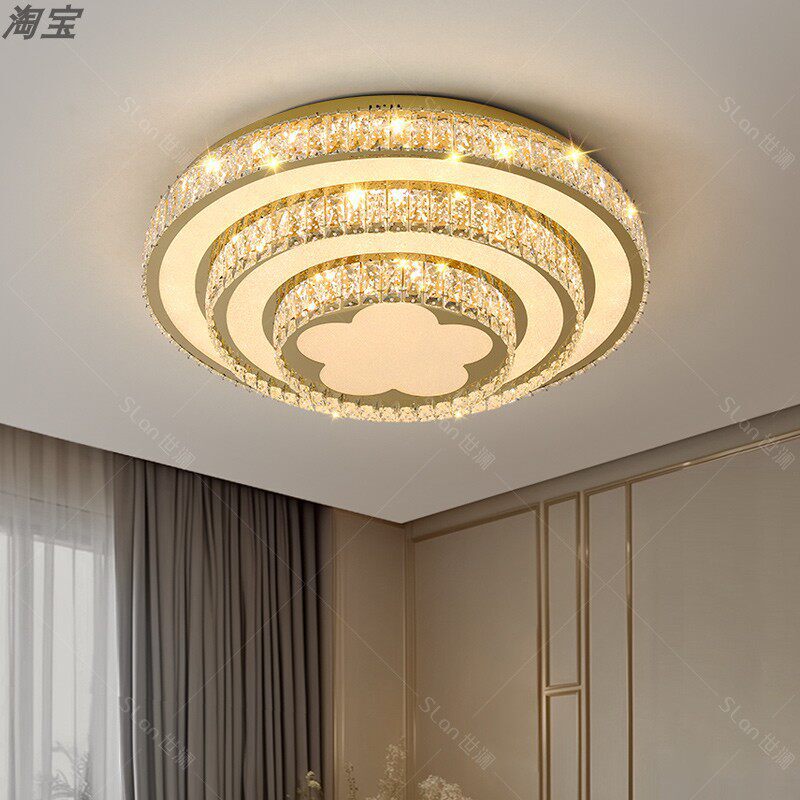 Living Room Crystal Ceiling Lamp 2026 New Model Modern Minimalist Living Room Main Light Light Luxury High-End Dining Room Bedroom Lighting Fixtures Living Room Crystal Ceiling Lamp 2026 New Model Modern Minimalist Living Room Main Light Light Luxury High-End Dining Room Bedroom Lighting Fixtures