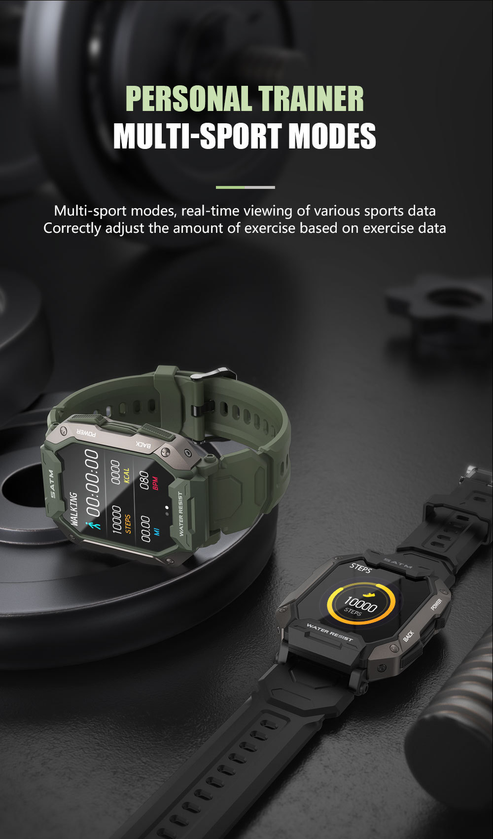 C20pro Robuste Smartwatch Mit Bluetooth Telefonie Sport Armband_voghion.com
