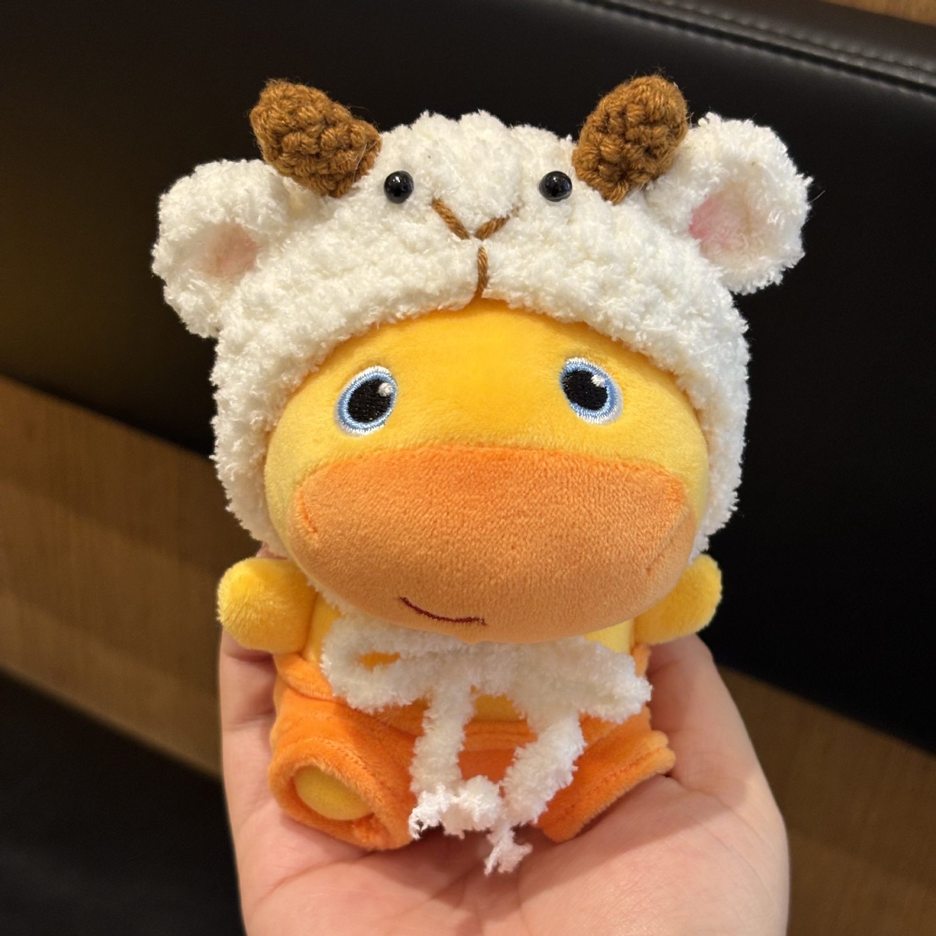 Lamb model-sitting posture