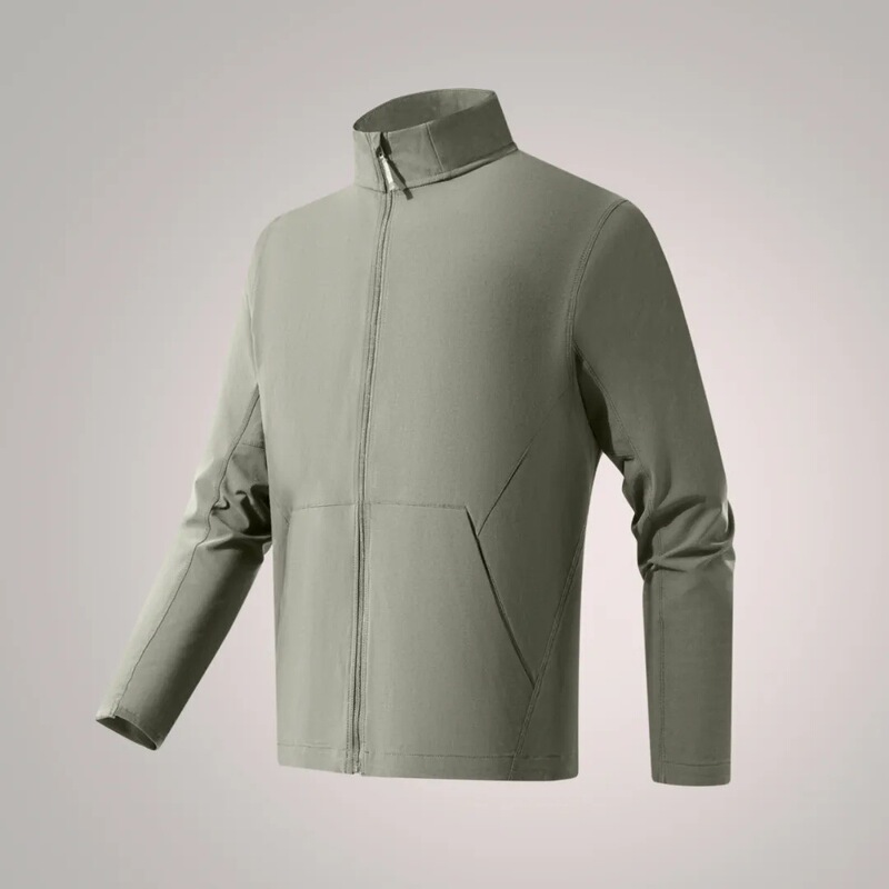 Spring and Autumn Men's Outdoor Lightweight Breathable Waterproof Collar Jacket Coat Business Casual Commuter Windproof Soft Shell Spring and Autumn Men's Outdoor Lightweight Breathable Waterproof Collar Jacket Coat Business Casual Commuter Windproof Soft Shell