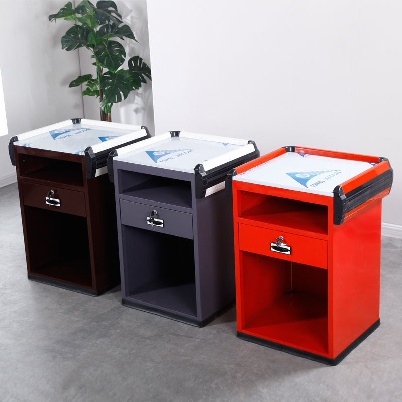 超市收银台不锈钢水果生鲜吧台便利店收款台现代简约转角柜台加厚