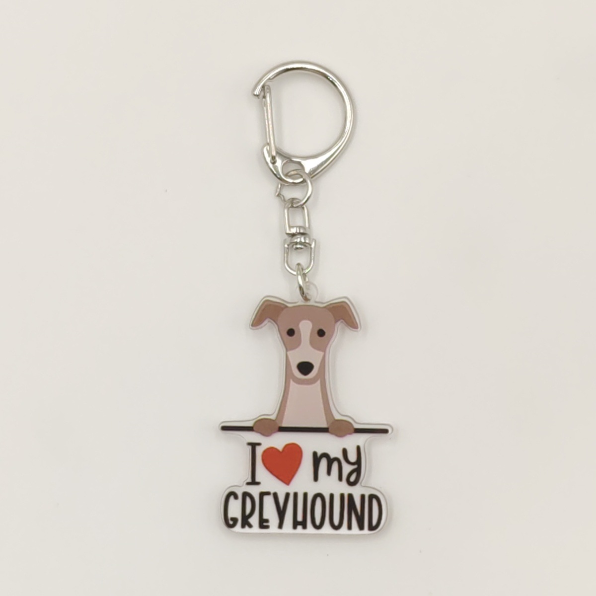 13g Weight Keychain Classification 1 Piece Quantity Holiday, Banquet, Travel Occasion Acrylic Material Letter, Dog Pattern Unisex Gender Ethnic Style, Simple Style Style Ethnic Style Simple Style Letter Dog Arylic Unisex Keychain 24