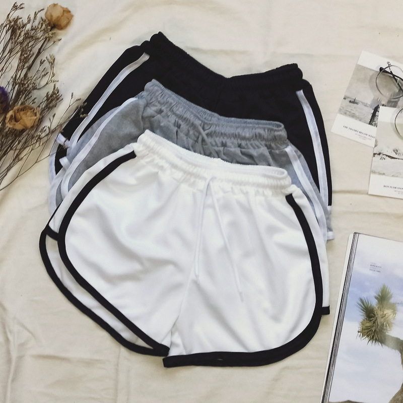 Korean Style Sports Shorts Women's Three-point Running Pants Summer Thin Loose Casual Super Shorts Hot Pants Outer Wear Beach Pants