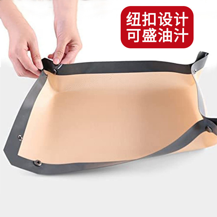 ボタン付きシリコンベーキングパッドクッキーオーブンベーキングパッドキッチン揉み面マット多機能ベーキングパッドマット|undefined