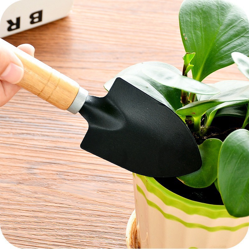 Gardening tools set with three-piece thickened potted plants and plants flowering small shovel succulent small shovel household gardening shovel set