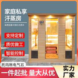 移动家用汗蒸房定制实木远红外光波桑拿房盐浴房美容院商用汗蒸箱