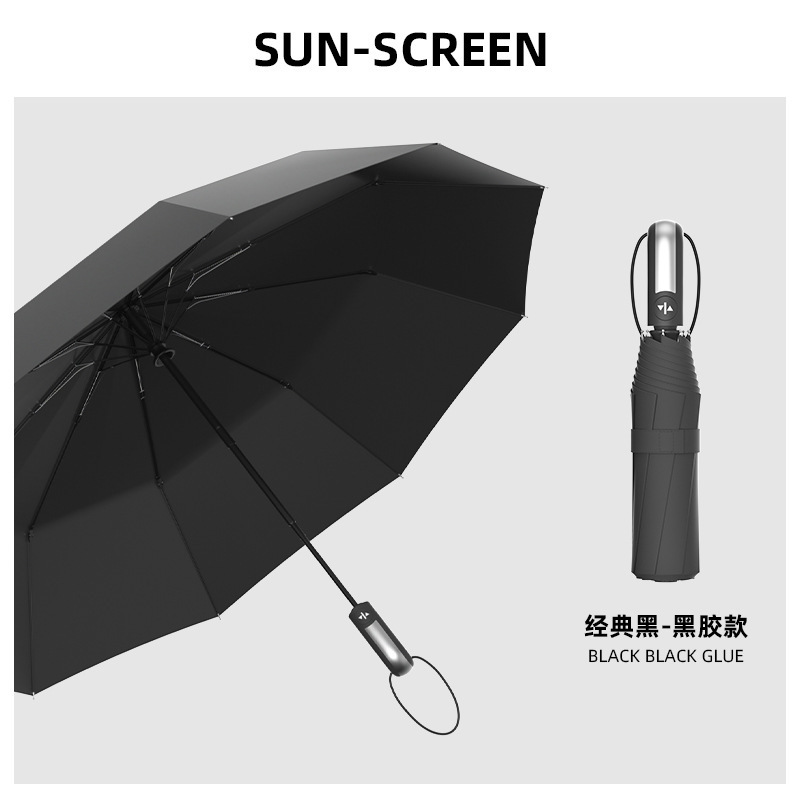 Fabricante de paraguas al por mayor sombrillas plegables automáticas para imprimir logotipo para regalos de paraguas transparentes