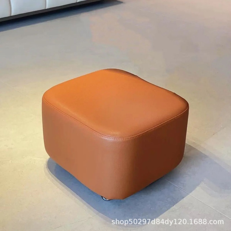 モバイルプーリー小さなベンチ玄関靴交換スツール背もたれコーヒーテーブルスツールヨーヨースツールユニバーサルホイール小さなスツール家庭用ロースツール|undefined