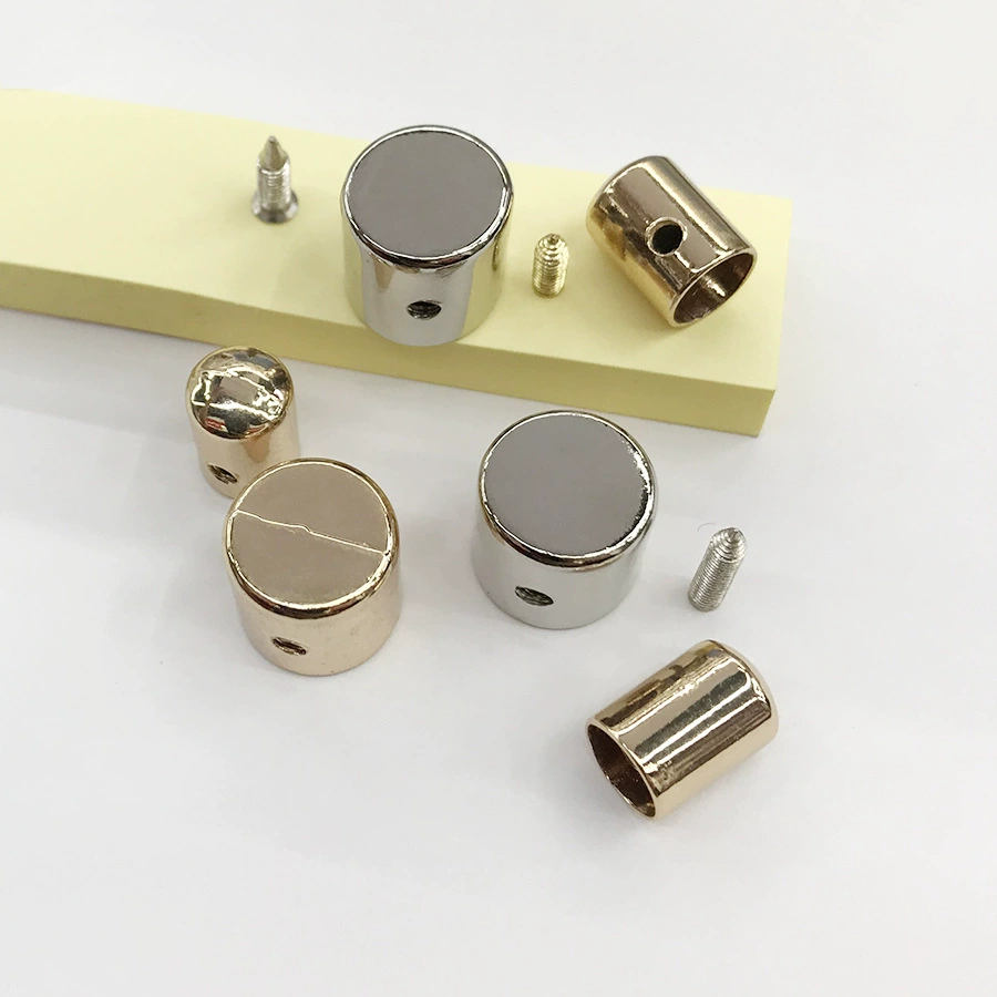 Заглушка для хвоста из сплава P-образной цепи для домашних животных, металлическая крышка тягового троса, круглая отделочная крышка троса, съемный подвесной колокольчик