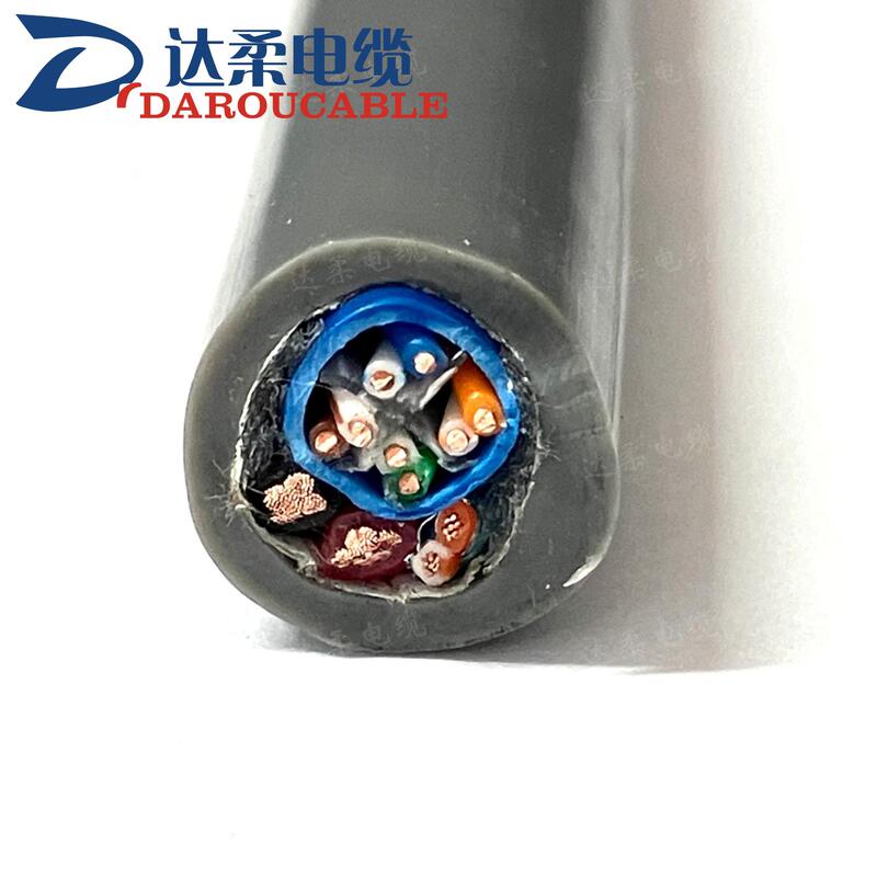 Highly Flexible Cat5E Shielded Network Cable with Power Supply, Gigabit Ethernet, Suitable for Strong Interference or High Security Requirements