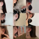 S925 Silver Needle silver Exaggerated Circle Earrings Temperament Niche Design Sense Earrings Earrings Earrings Women's Wholesale