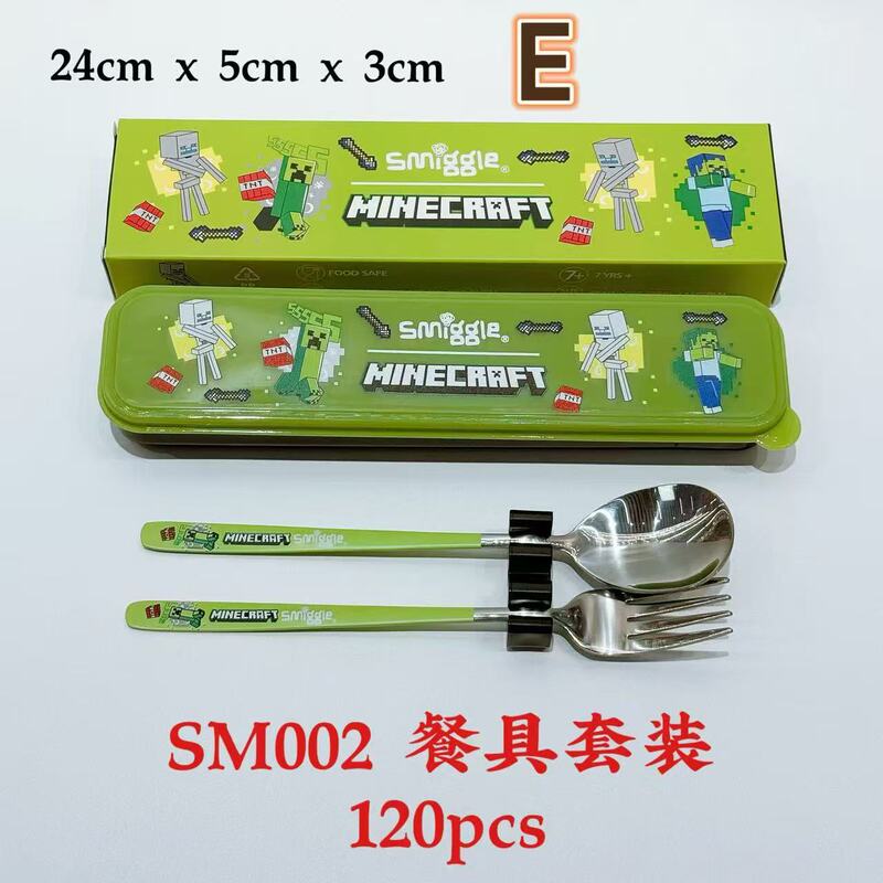 League of Legends Spider-Man Portable Cutlery Set Cartoon Student Stainless Steel Fork and Spoon with Storage Box