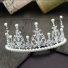 Birthday baking accessories Big Emperor Crown Belly Bellyfast Cake Decoration of high -lit pearl head jewelry hairpods