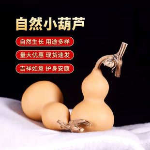 Special Price Gourd with Gold Twist, Small Gourd for Crafts, Wholesale Small Hand-Held Gourd Pendant, Popular Hand-Twisted Gourd