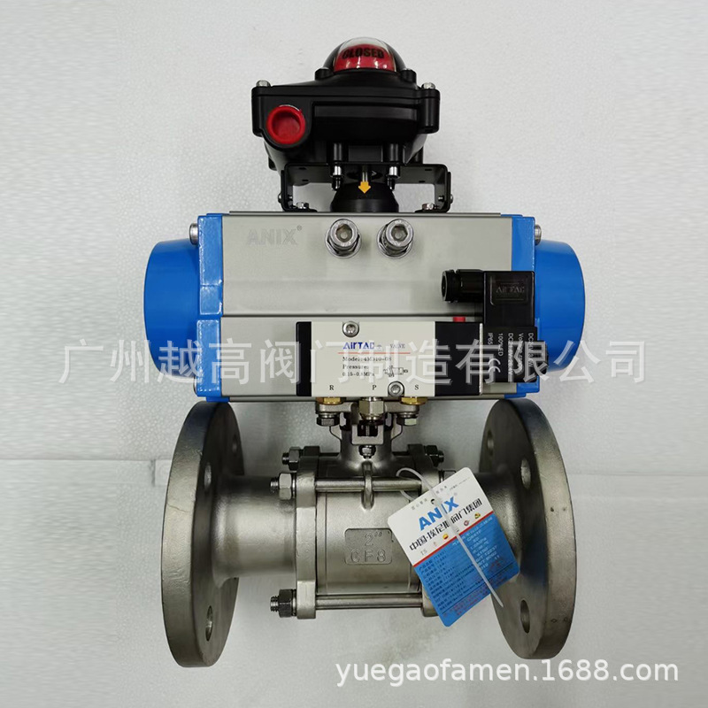 ANIX埃尼斯阀门Q641F Q681F Q11F Q61F Q611F-16两三片式气动球阀