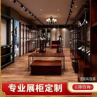 男装整店展示架定制商场店铺陈列架整店货架中岛架服装店展示架
