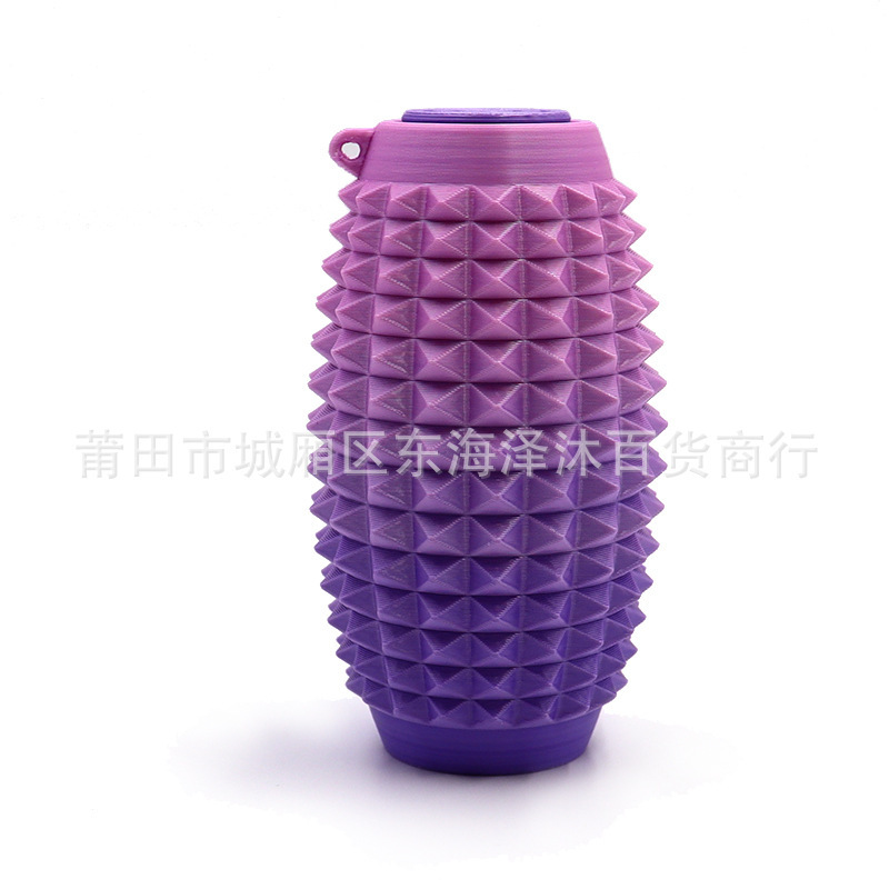 クロスボーダー 3D プリント Spiky Grippie Stim キーホルダーポータブル指先減圧マッサージキーホルダー|undefined
