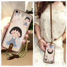 适用小米手机壳简约创意全包边硅胶挂脖挂绳潮流散热质感斜跨Q版