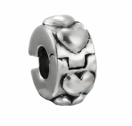 シルバー亜鉛合金Cilpバックルは、ブランドのオリジナルブレスレットに適しています。