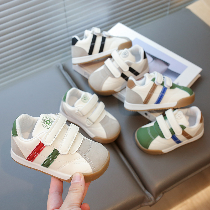 Niños Gump zapato 2025 primavera y otoño nuevo estilo coreano zapatos de suela suave para niños zapatos deportivos para niños pequeños