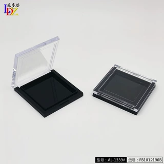 方形透明眼影腮红口红彩妆分装单格单色方空盘盒尺寸67内径52mm
