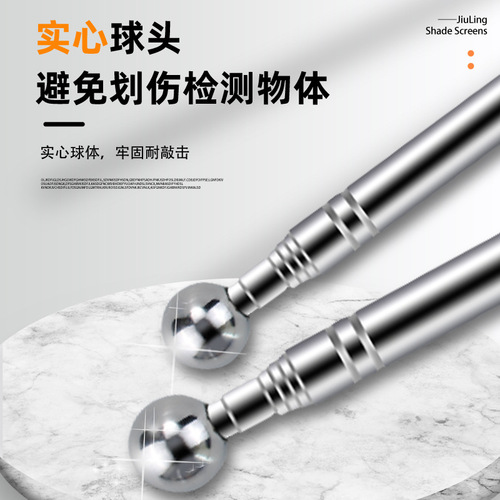 Hollow drum hammer thickening and roughening house inspection tool set solid hammer head tile wall knocking hollow drum detection stick