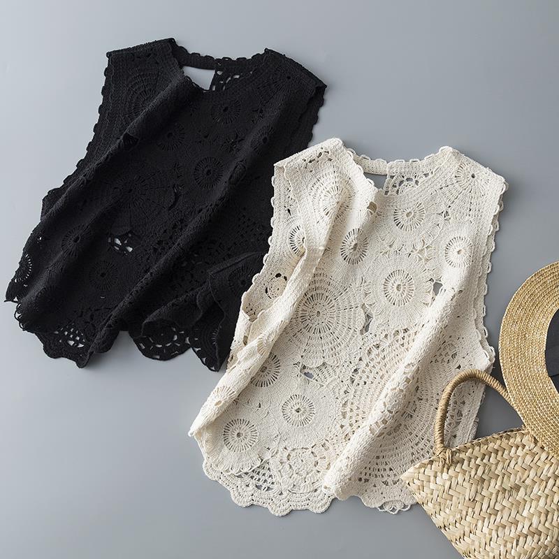Lace short vest