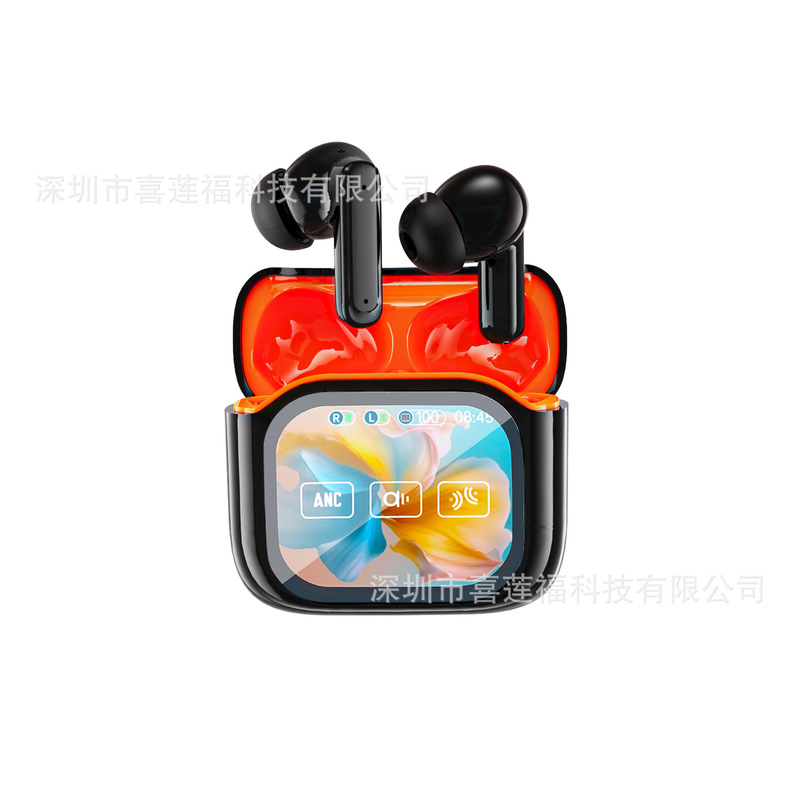 跨境新款LED触控屏蓝牙耳机JM19防水长续航高品质Ai实时翻译耳机|undefined