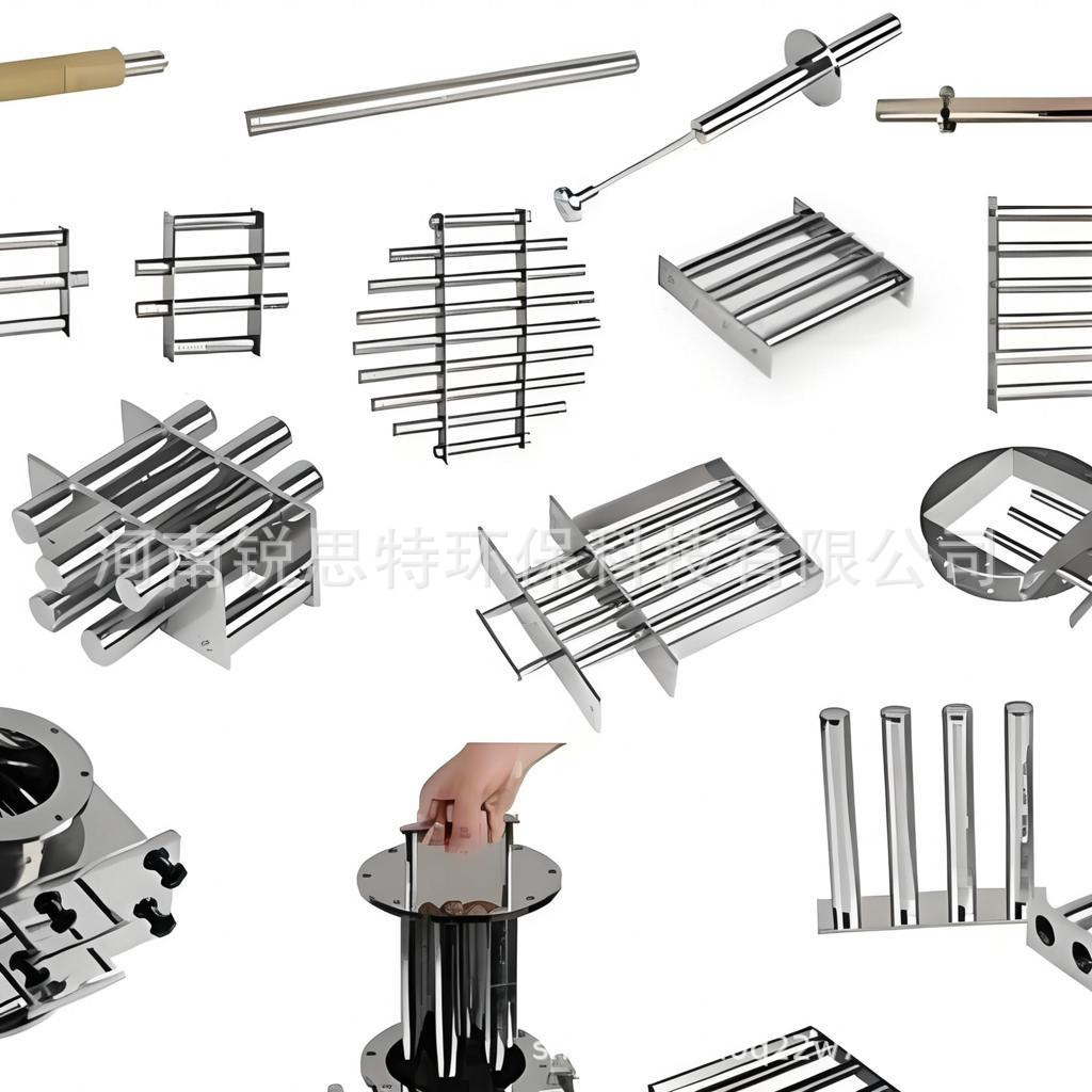磁性过滤器液体管道强磁除铁器不锈钢食品级篮式锂电池浆料吸铁器
