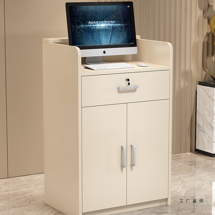 吧台收银台店铺小型柜台商铺简约经济型收银桌理发店服装店接待台