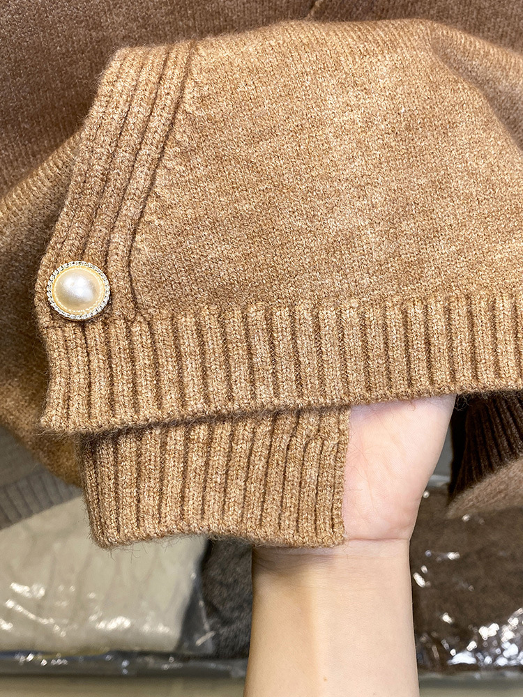 24 invierno Puyuan chaleco de punto chaleco de vestir de otoño para mujeres con un suéter sin mangas en V image 6