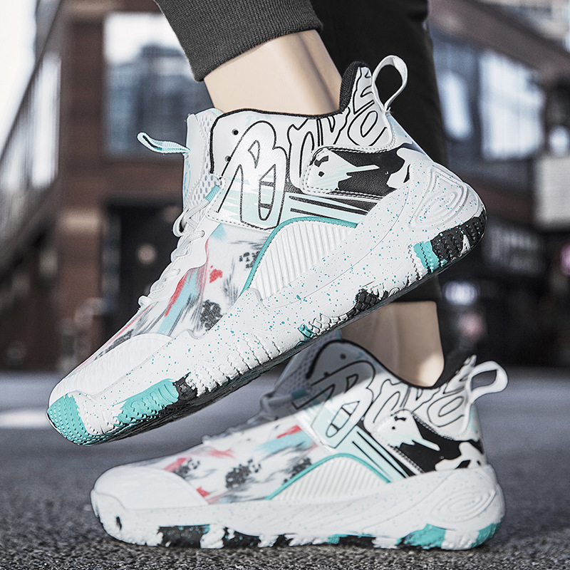 Factory Direct sales Kobe basketball shoes men's high-top combat boots breathable student combat shoes youth sneaker women Wholesale