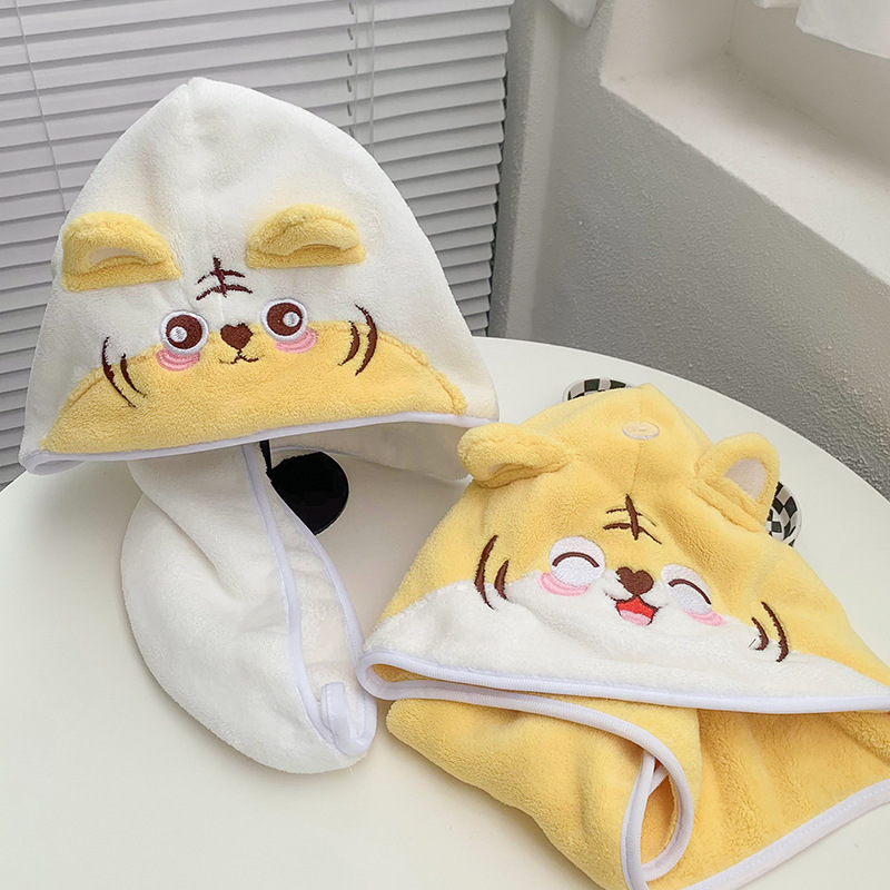 Coral hair towel