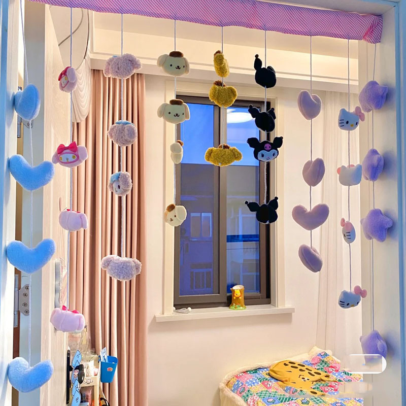 New Year's New Home New House Arrangement Meile Family Love Star Pudding Dog Door Curtain Girl's Door Curtain Partition Princess Curtain New Year's New Home New House Arrangement Meile Family Love Star Pudding Dog Door Curtain Girl's Door Curtain Partition Princess Curtain