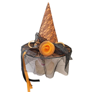 Halloween Witch Hat Headdress Witch Hat Party Party Holiday Pointed Wizard Hat Magician Hat Headdress
