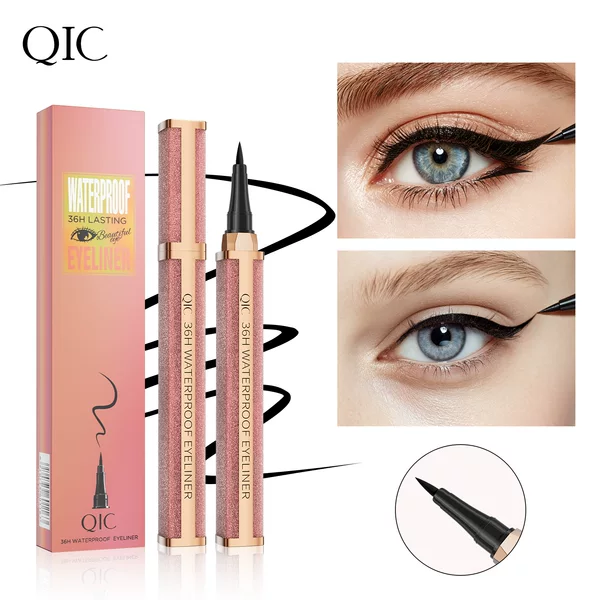 Cross-border Amazon TK bestseller QIC Starry Sky Eyeliner 24-hour long-lasting waterproof and sweatproof liquid eyeliner