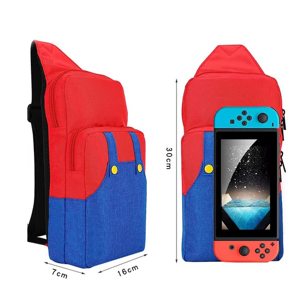 Mario Switch chest bag shoulder bag NS lite Mario host bag Zelda game protection storage