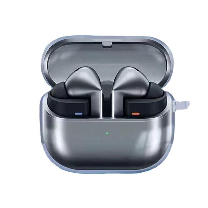 Samsung, compatible headphones pro, transparent protective case, galaxy, bluetooth