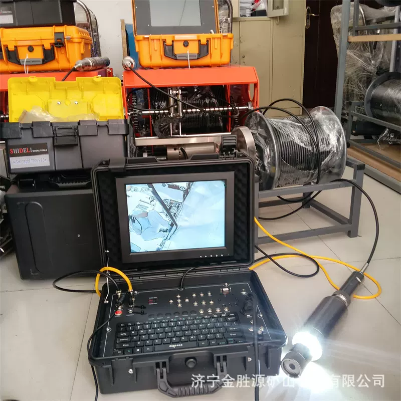 矿井下双摄电视 防爆彩色成像仪 耐高温井下电视 高清钻孔显示器