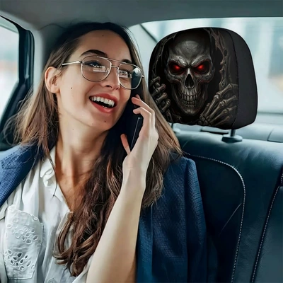 Other Automotive Interior Supplies Print, Universal Neck Pillow Cover for Car