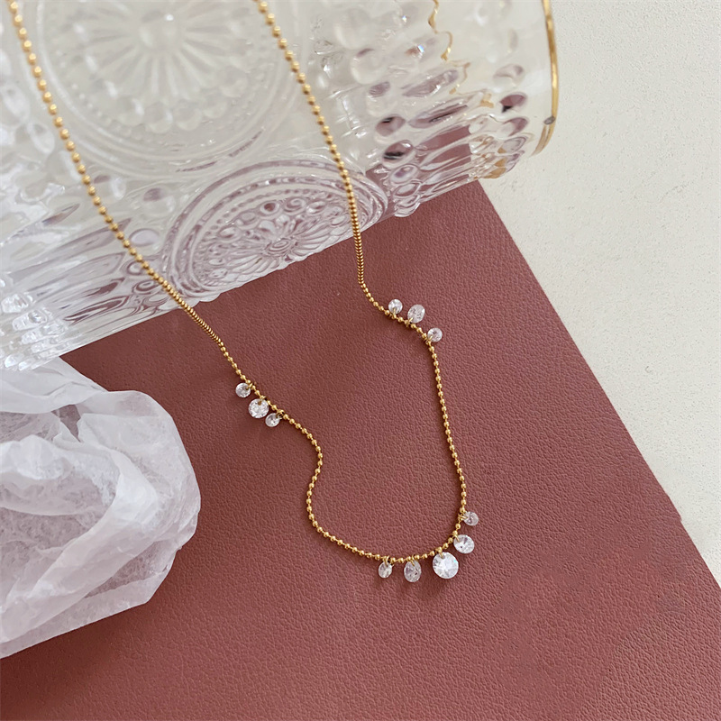 Elegant Lady Geometric Titanium Steel Necklace display picture 3